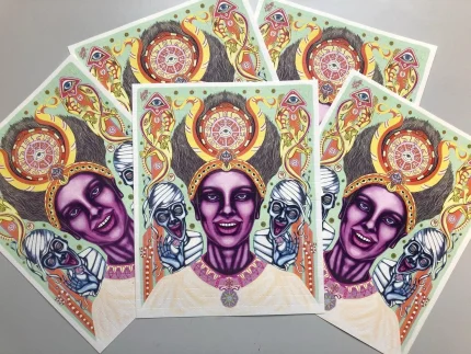 1cP-LSD 150mcg Art Design Blotters